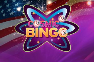 •	Cosmic Bingo Red White and Blue Celebration 